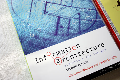 Cover of Information Architecture, Blueprints for the Web by Christina Wodtke and Austin Govella