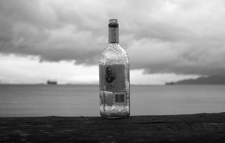 Bottle and the sea, Vancouver