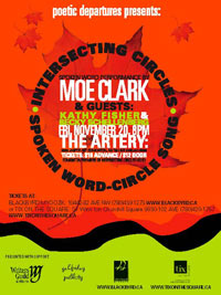 Gig Poster for Intersecting Circles Moe Clark